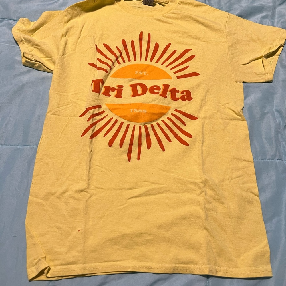 Yellow tri delta T-shirt